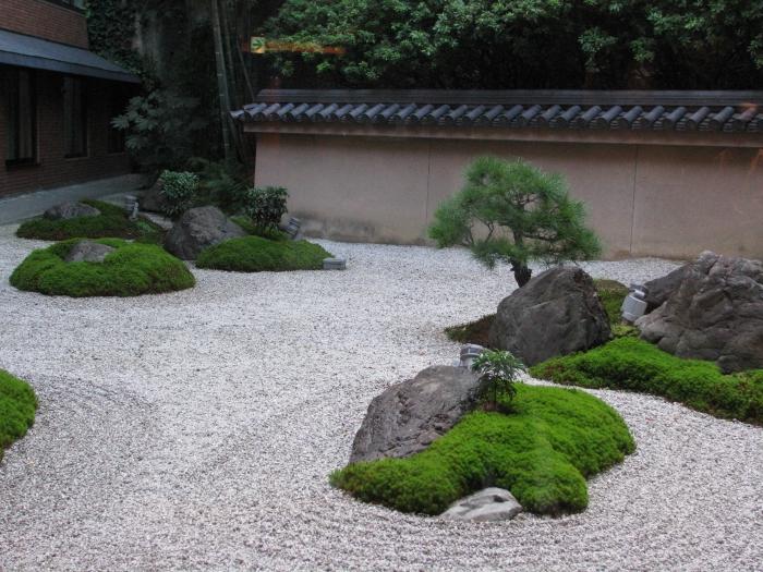 Japanski vrt kamenja Fotografija